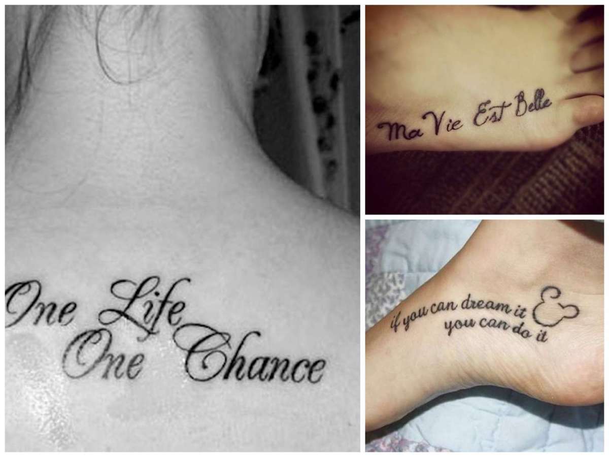 Frasi per tatuaggi sulla vita: le più belle di sempre