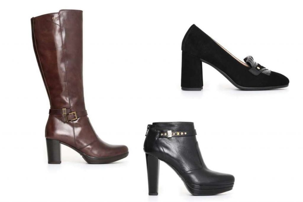 scarpe nero giardini autunno inverno