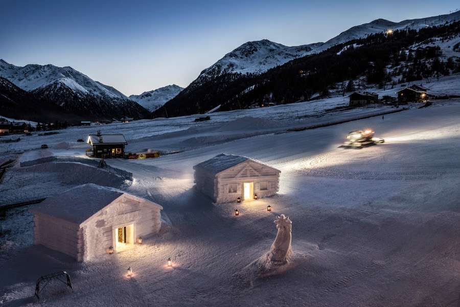 Snow Suite: a Livigno si dorme in chalet di neve