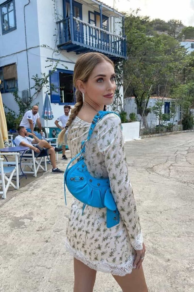 Chiara Ferragni con treccia bassa