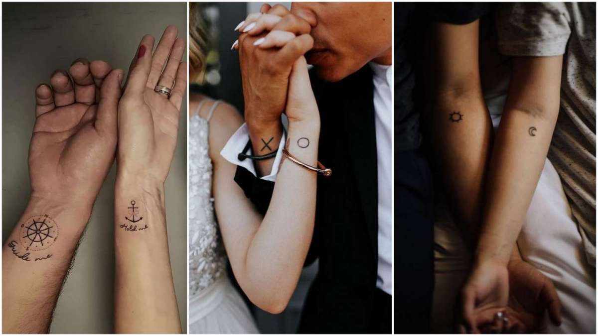 Tatuaggi di coppia: un disegno per due per celebrare l’amore…e non solo