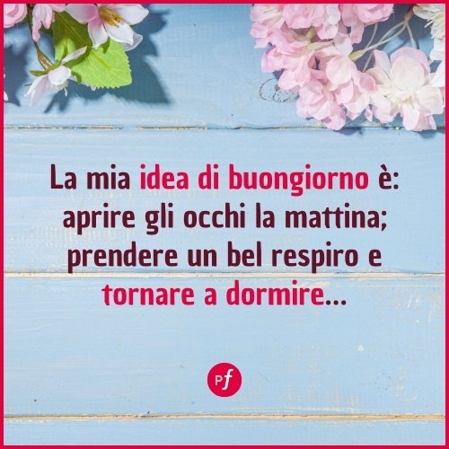 frase buongiorno
