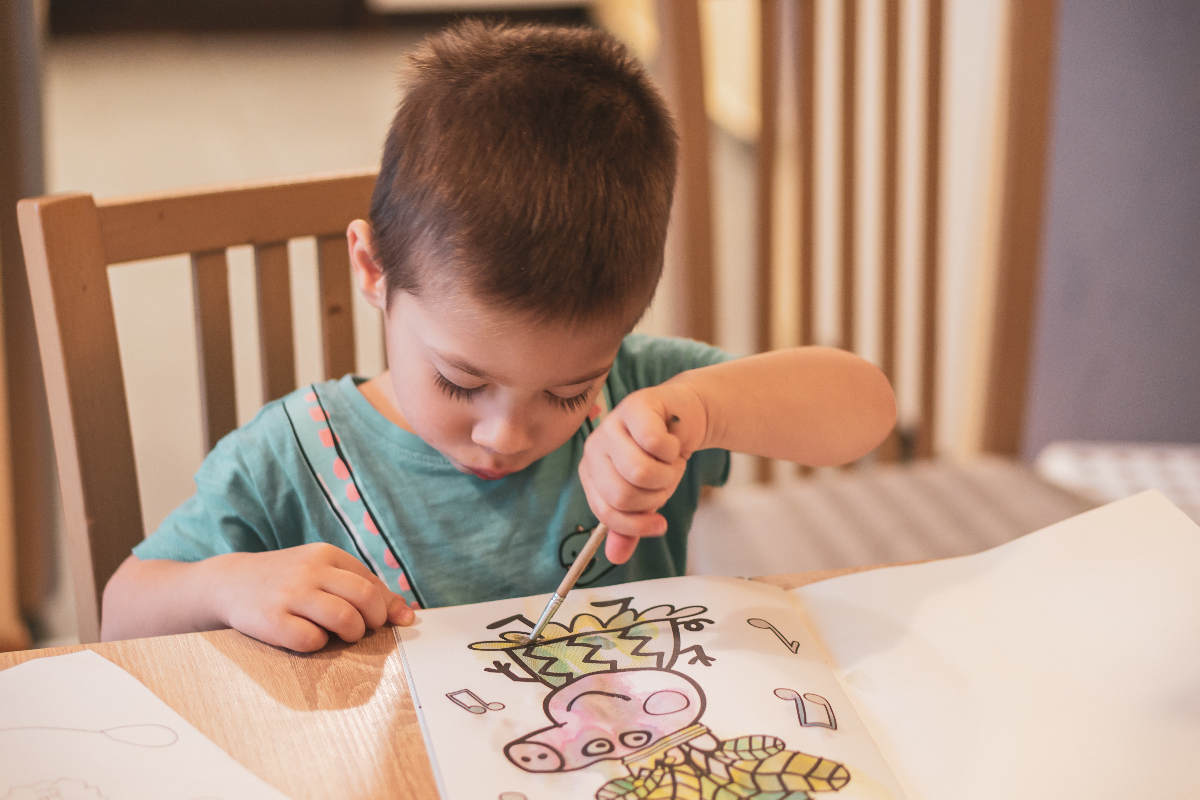 Peppa Pig da colorare per bambini