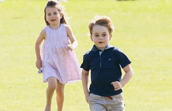 Il principe George rotola giù dalla collina, colpa della cugina Savannah