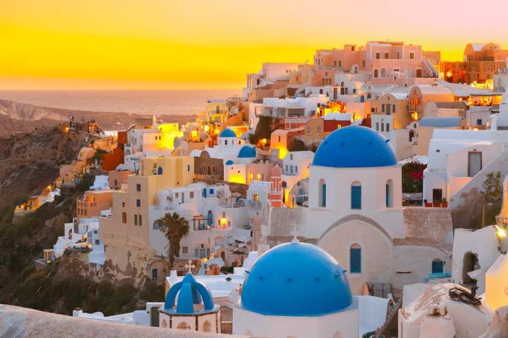 Santorini dall'alto