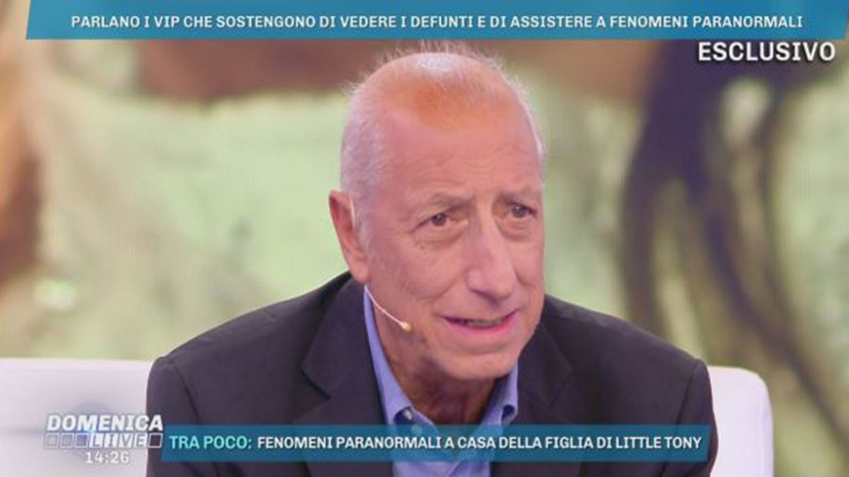Pippo Franco a Domenica Live: ‘Ho chiesto una grazia, l’ho ottenuta’