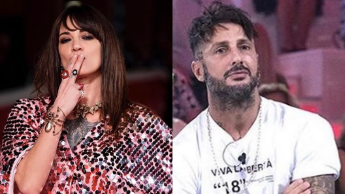 Fabrizio Corona e Asia Argento, il bacio bollente scatena il gossip