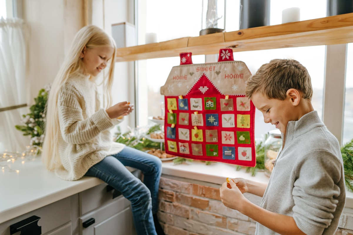 Calendario dell’Avvento fai da te per i bambini: idee originali