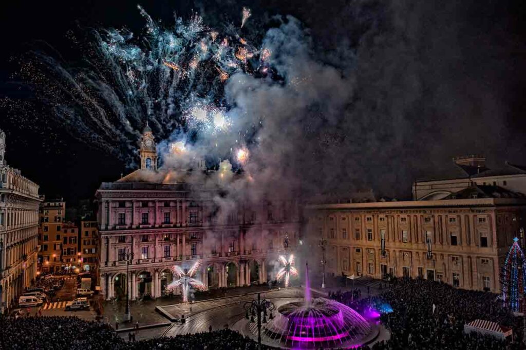 piazza a Genova capodanno