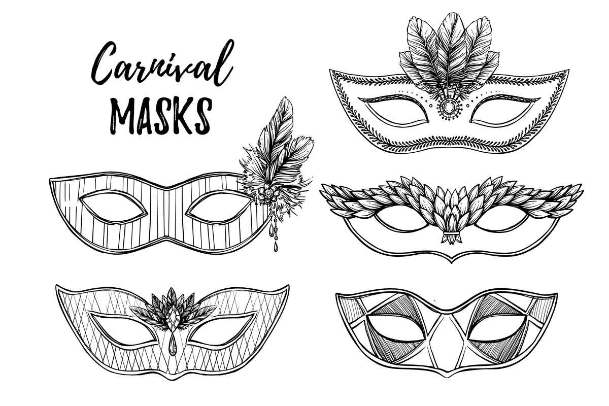 Maschera di carnevale per outlet bambini