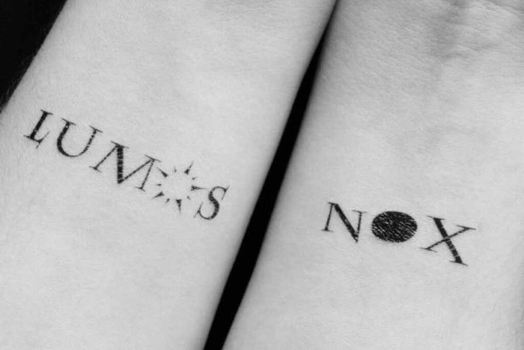 tattoo coppia harry potter