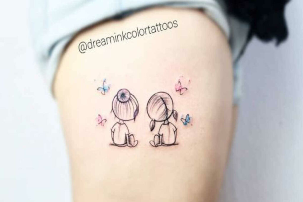 tatuaggio coppia mamma