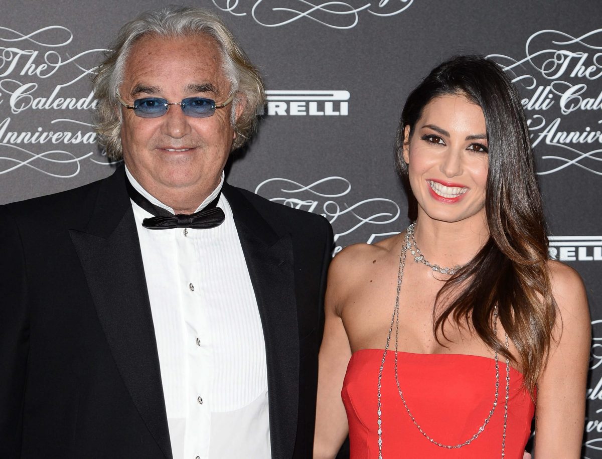 Briatore e la Gregoraci ai tempi del loro matrimonio