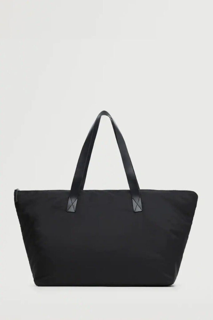 borsa shopper mango nera