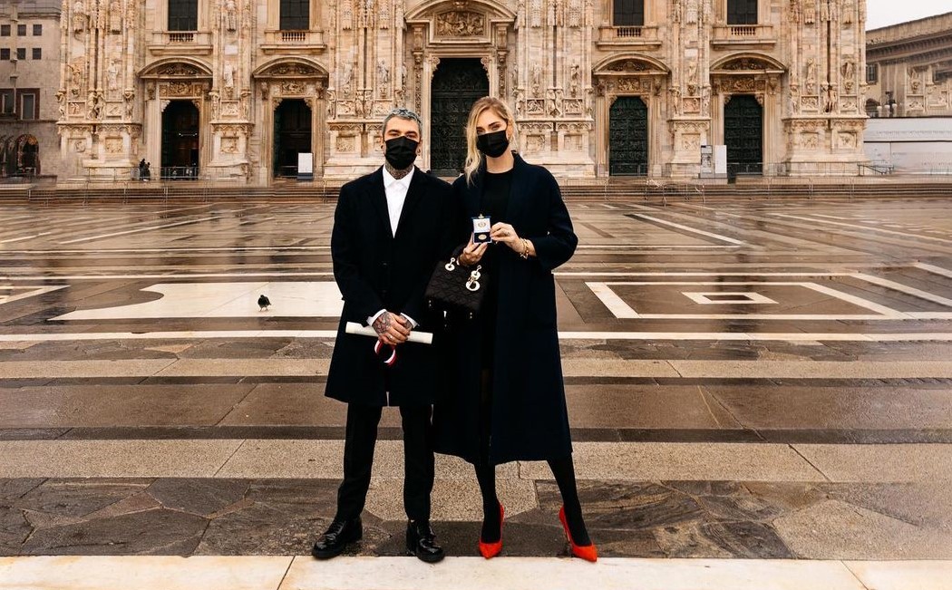 ferragni fedez ambrogino d'oro