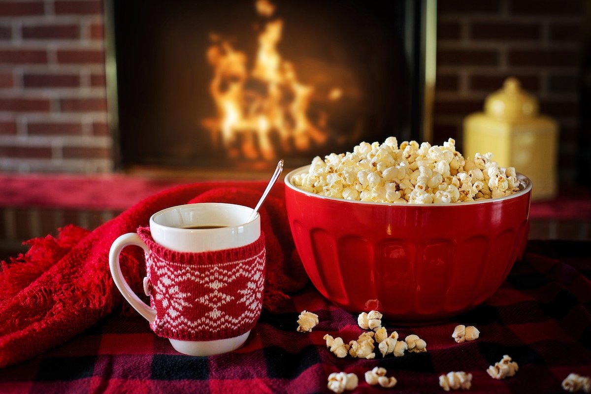 film natale popcorn