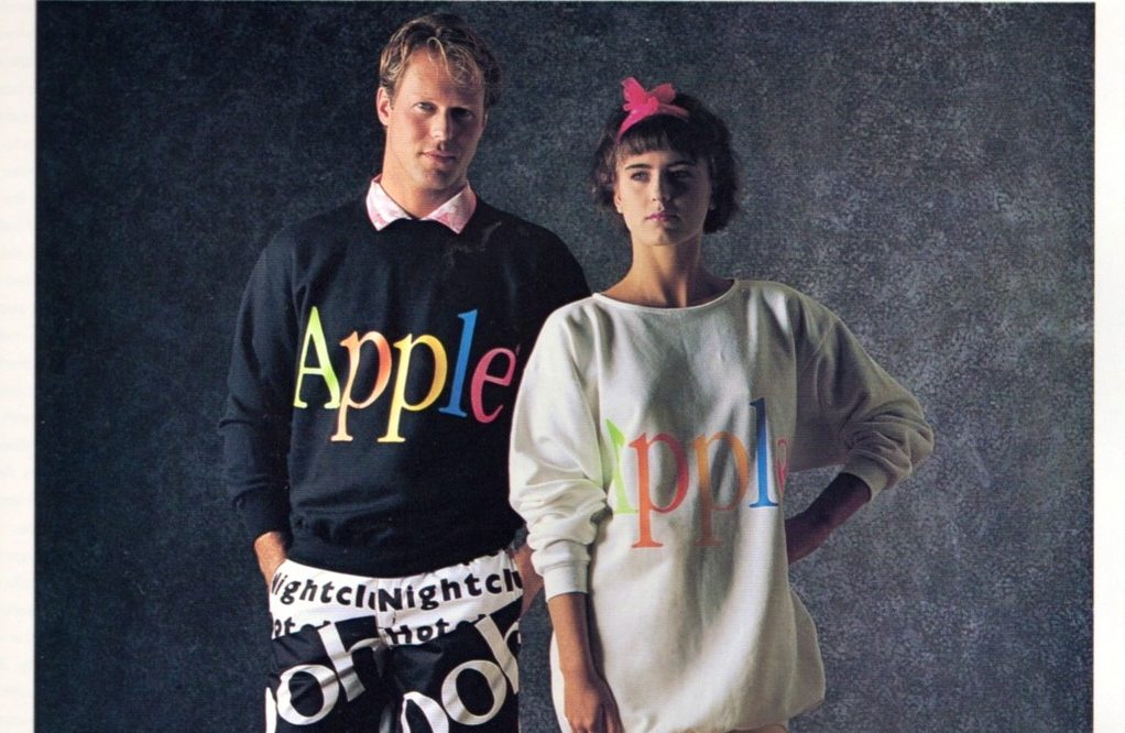 Non solo Lidl: anche Apple lanciò una linea di moda, ma nel 1986