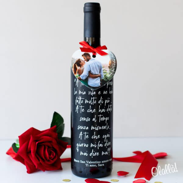 bottiglia vino personalizzata