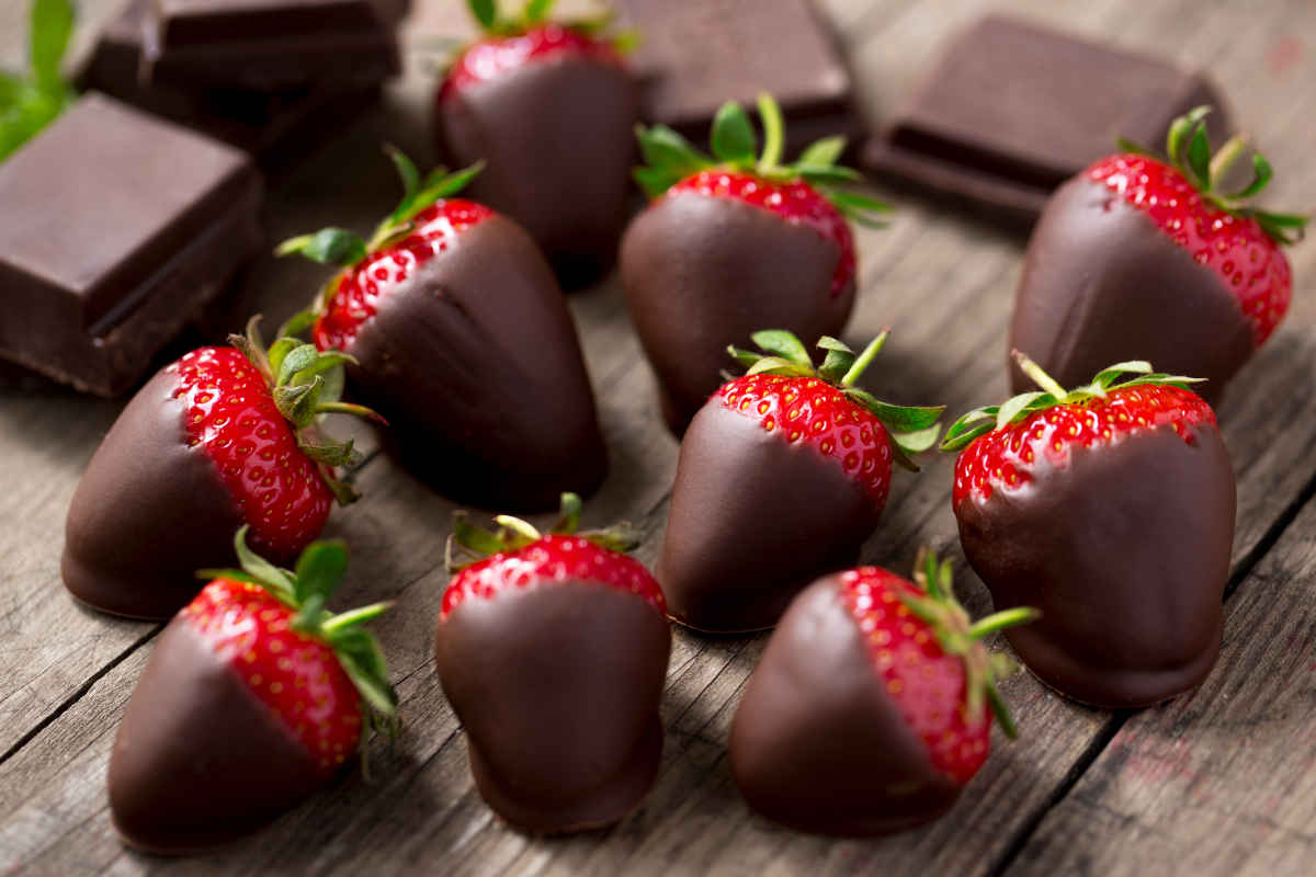 Fragole e cioccolato