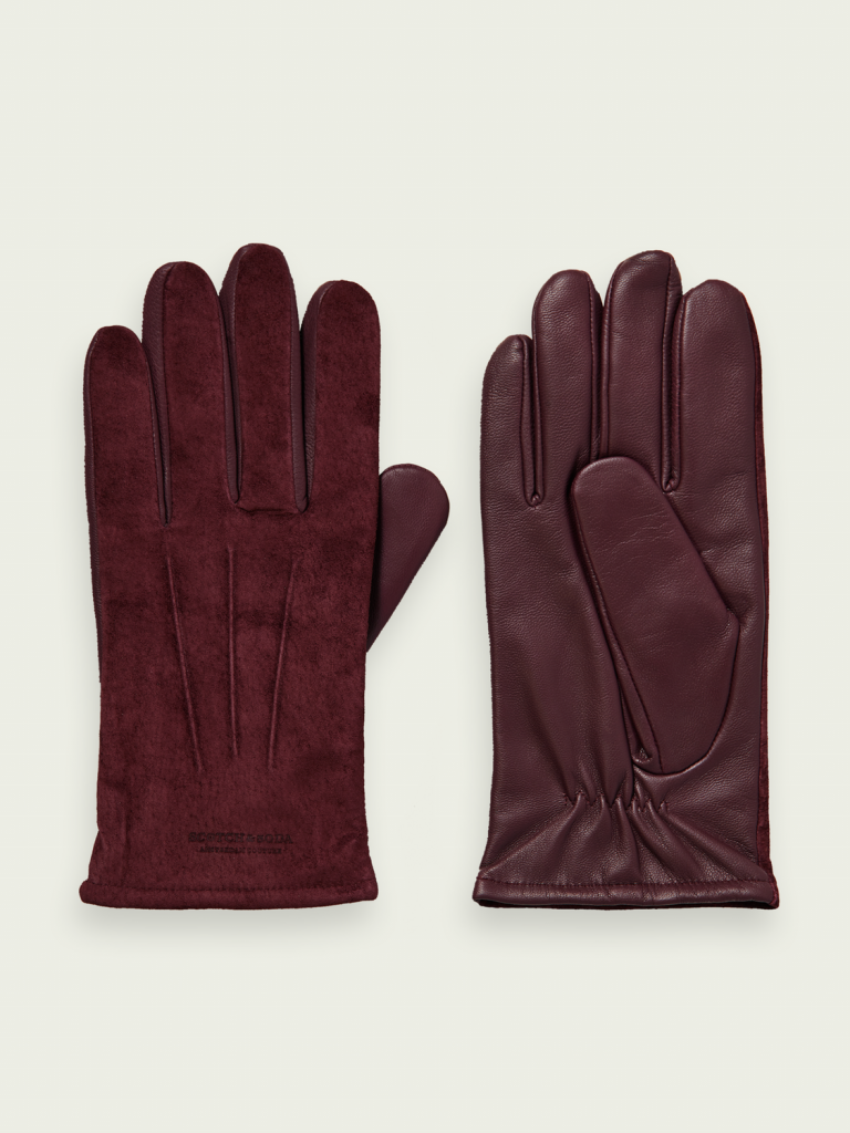guanti pelle scamosciata Scotch & Soda