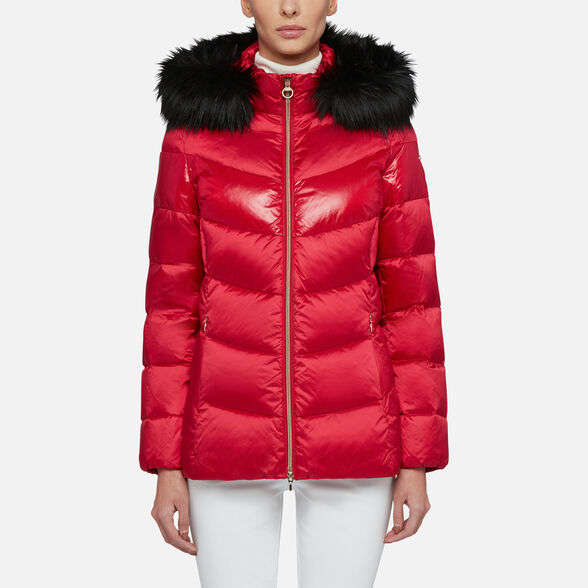 Piumino rosso Geox