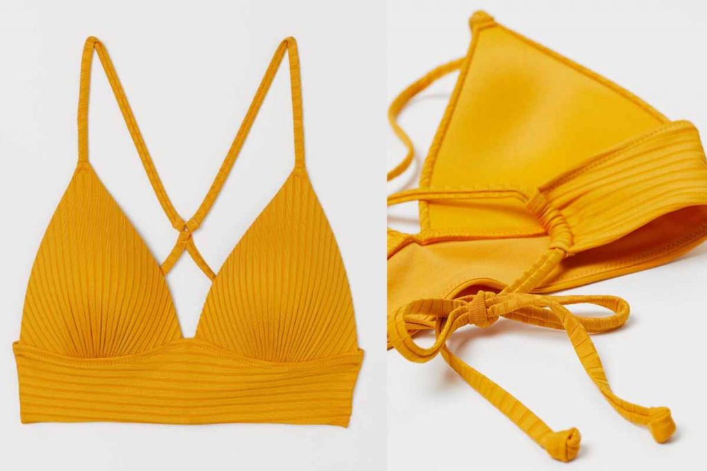 bikini giallo h&m