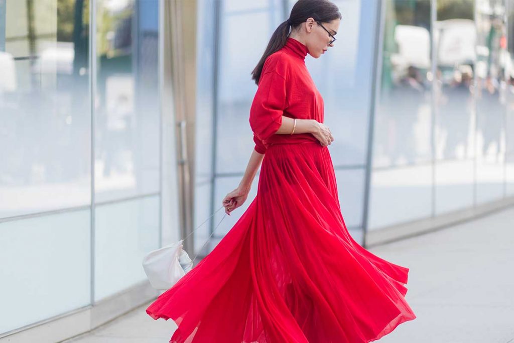 abito rosso