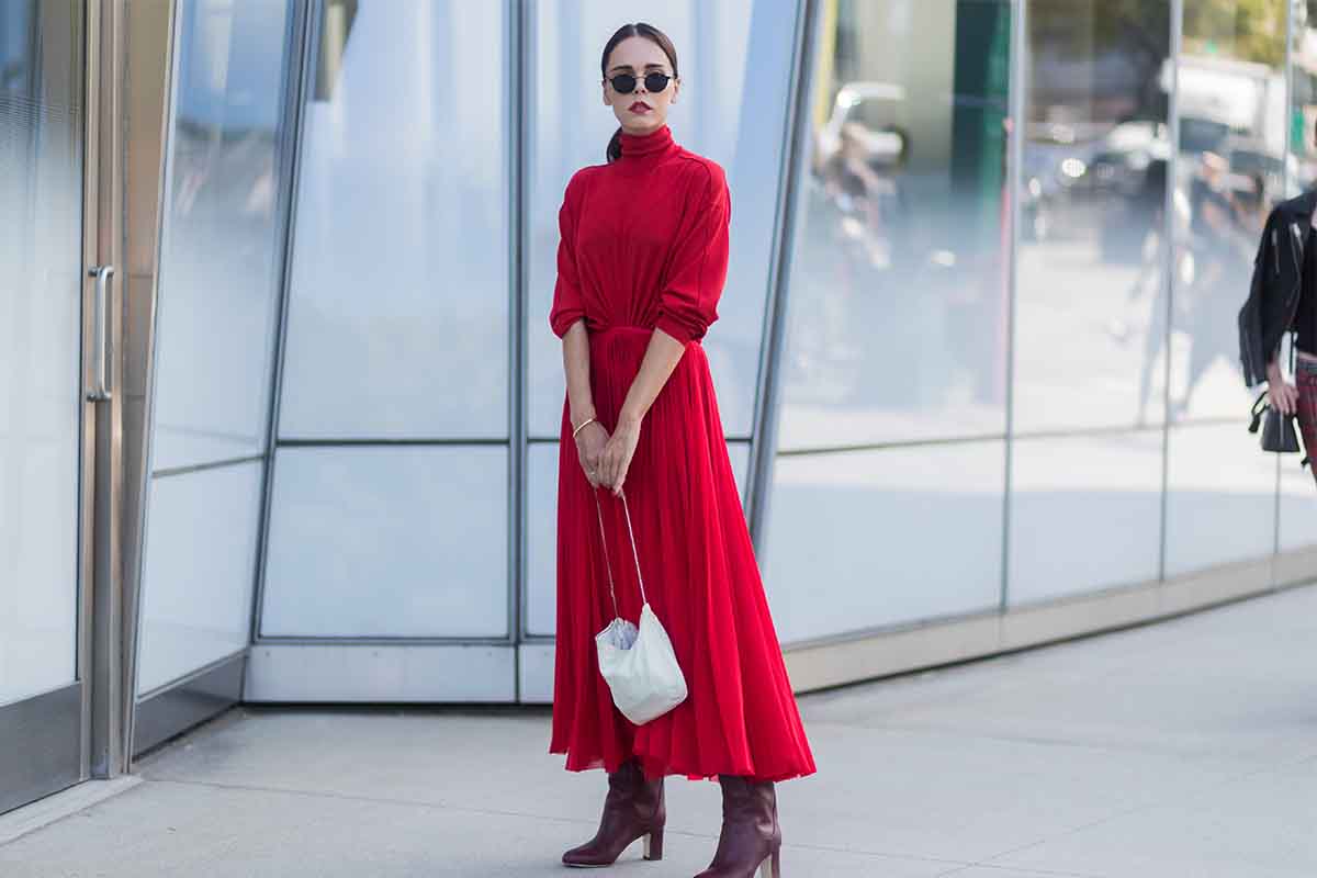abito rosso