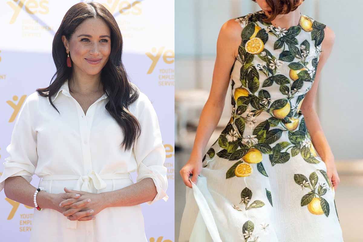 L’abito di Oscar de la Renta indossato da Meghan Markle nella sua ultima apparizione