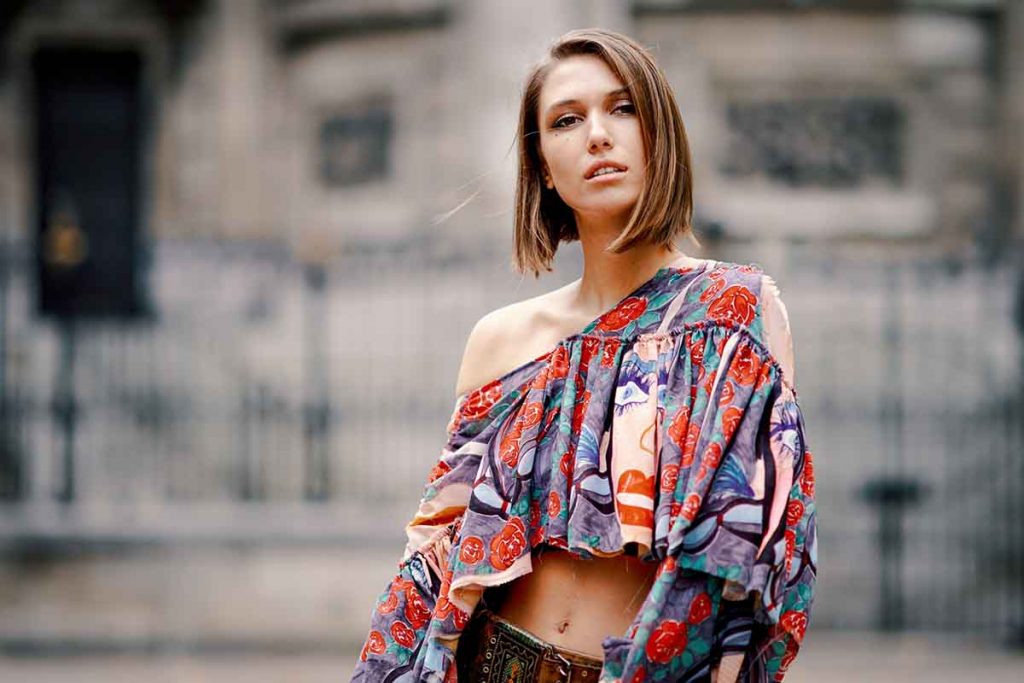 monospalla blusa