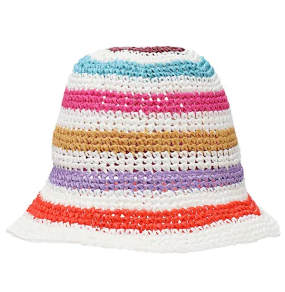 bucket hat all'uncinetto