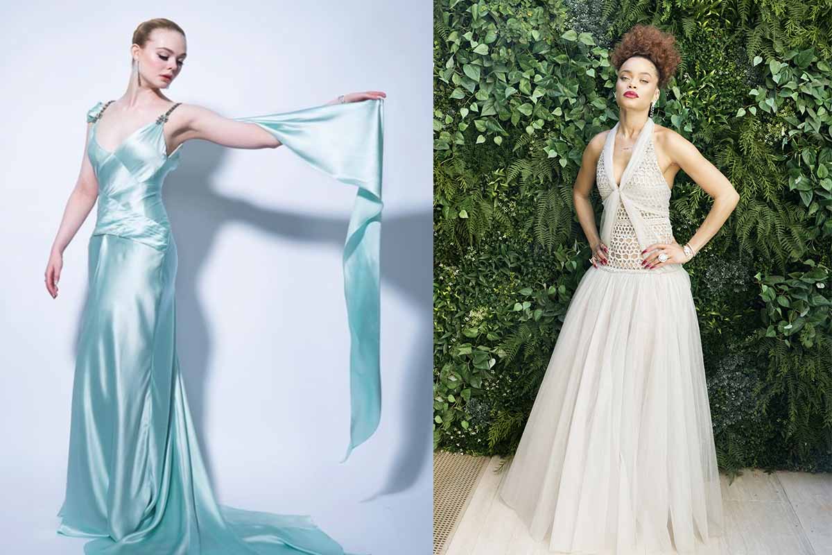 elle fanning andra day golden globe