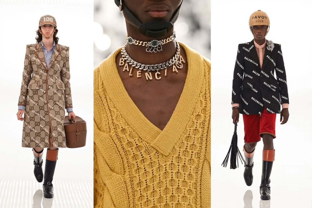 Aria: la collezione Gucci in collaborazione con Balenciaga per i 100 anni della maison fiorentina