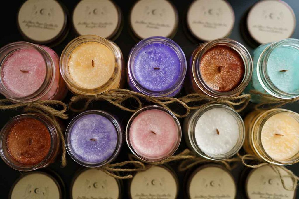 Kit Per Candele In Cera Gel LumaCraft – 1 Kg Di Cera Trasparente, Coloranti, Oli Essenziali E Barattoli Inclusi