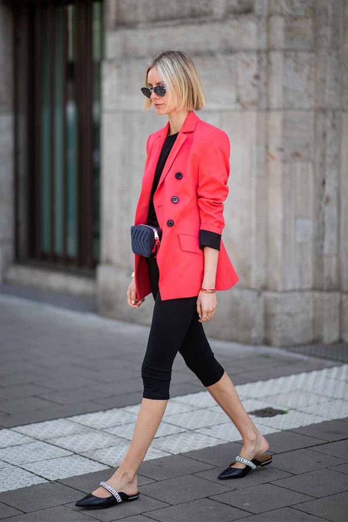 ciclisti blazer rosa slippers