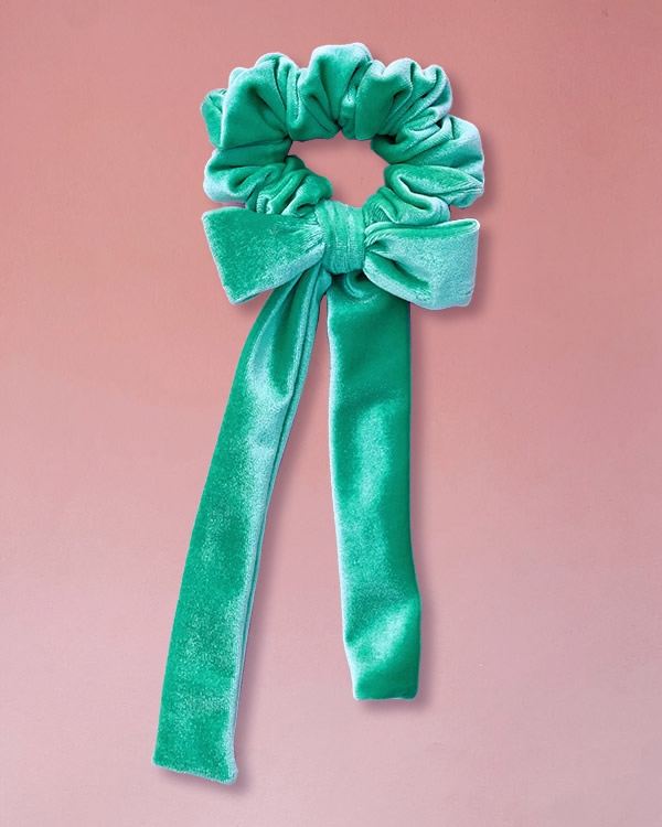 scrunchie verde menta