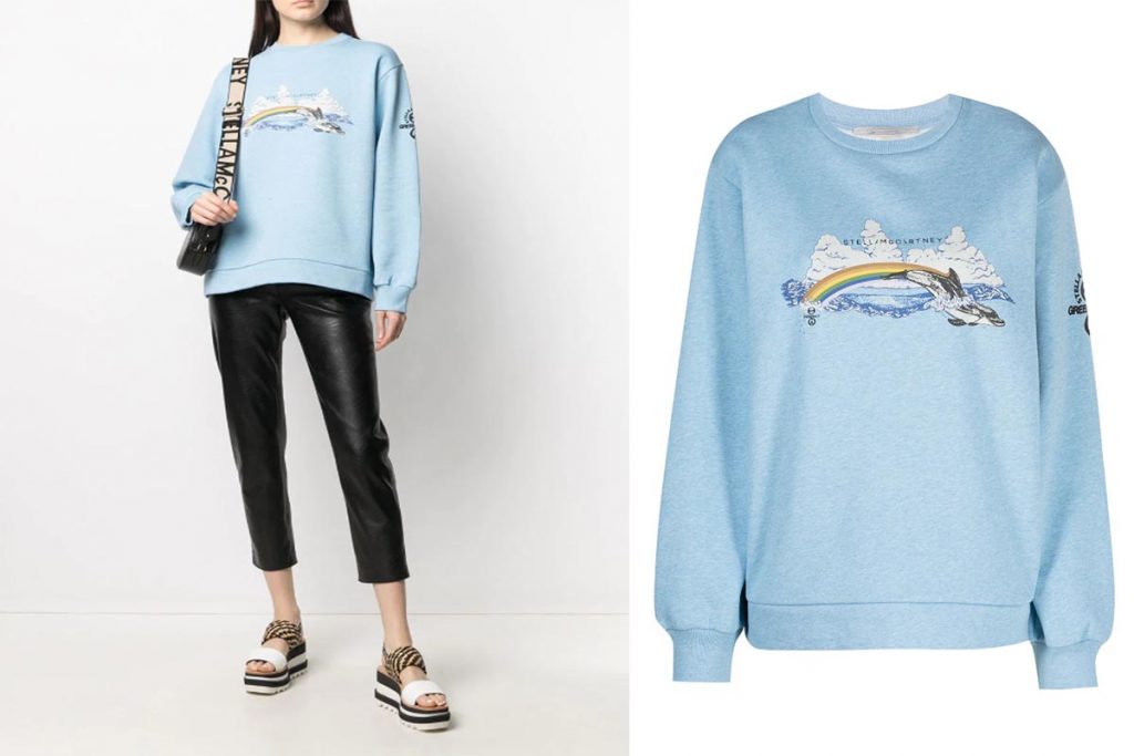 felpa stella mccartney x greenpeace