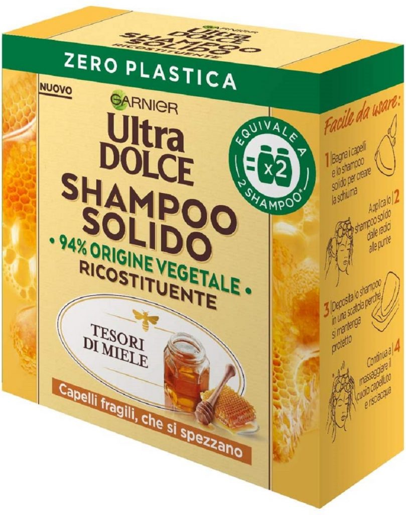 Garnier Shampoo Solido Ultra Dolce Tesori di Miele