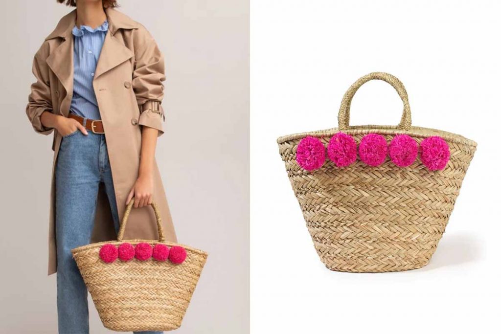 borsa in paglia la redoute