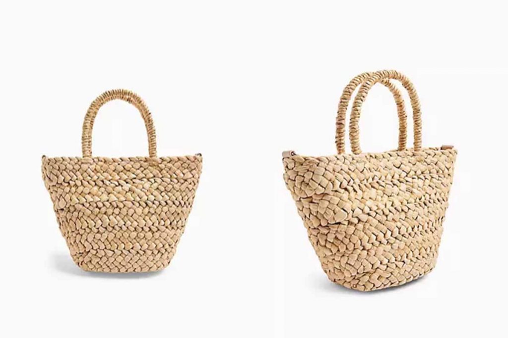 borsa in paglia topshop asos