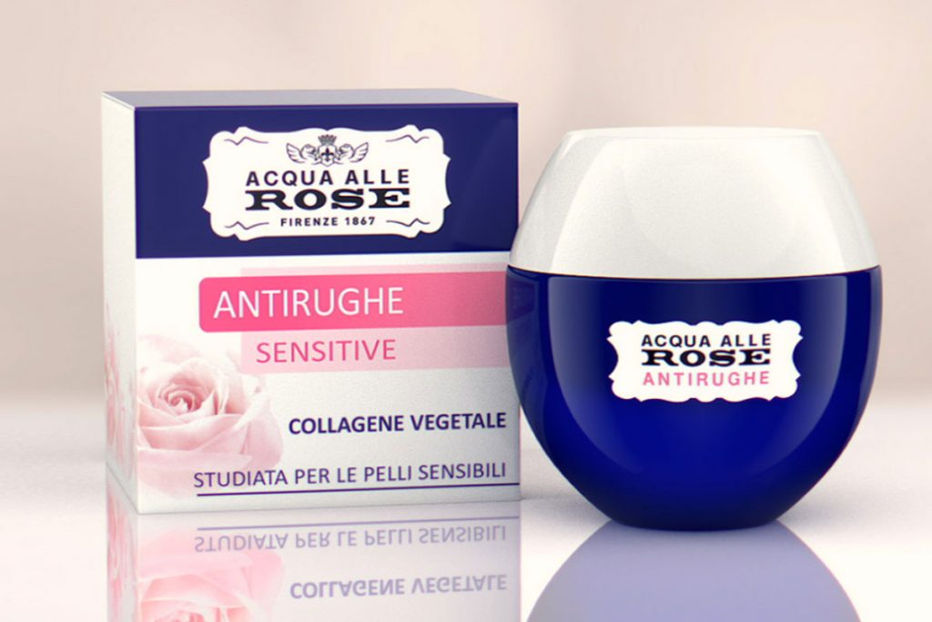 Crema idratante acqua alle rose