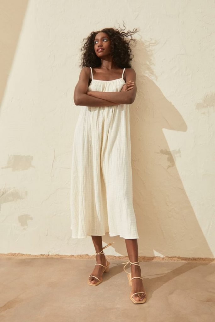 vestito bianco H&M
