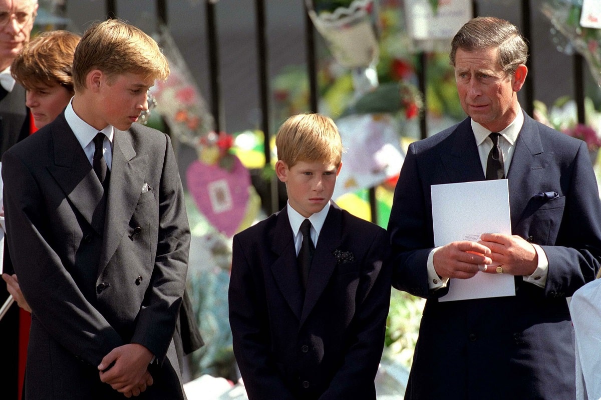 principe Harry al funerale di Diana