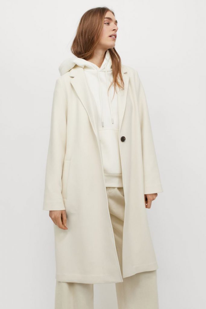 Cappotto bianco H&M