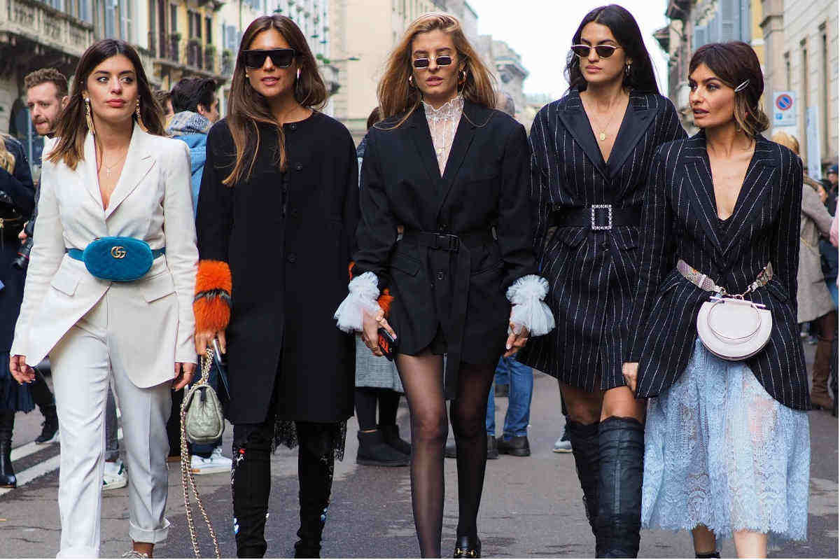 Streetstyle modelle sfilata