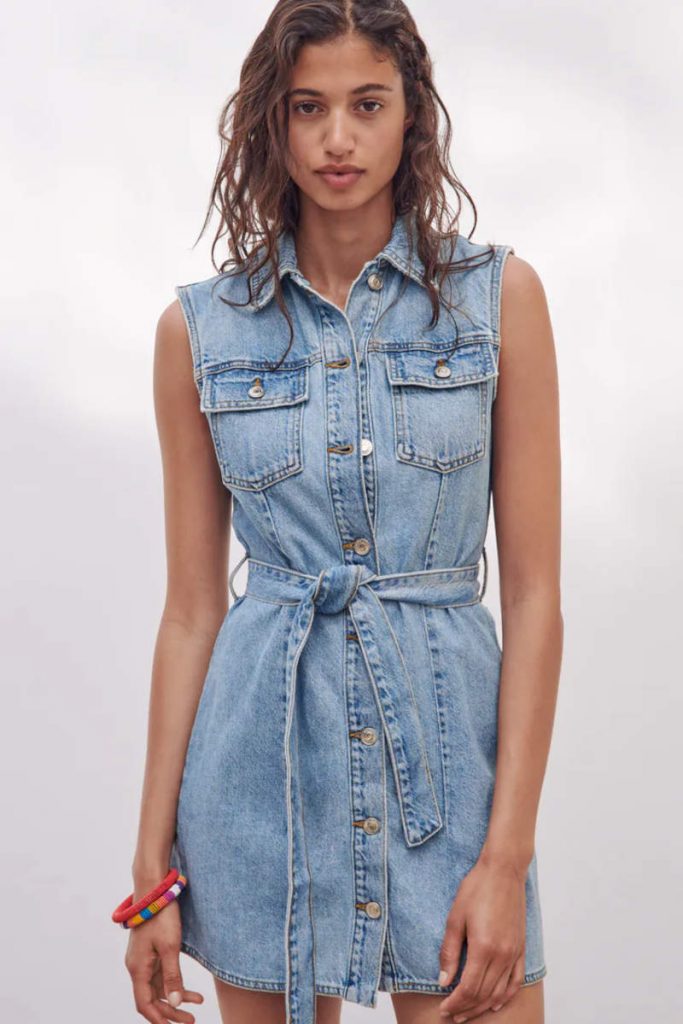 Vestito corto Zara denim