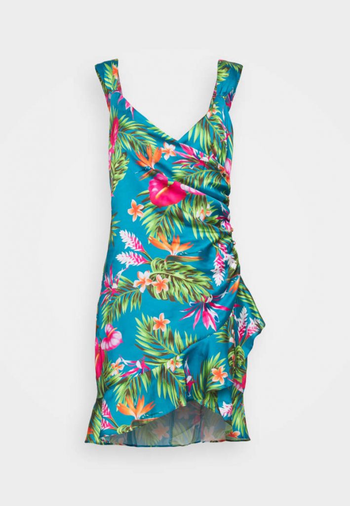 Vestito stampa tropicale Guess