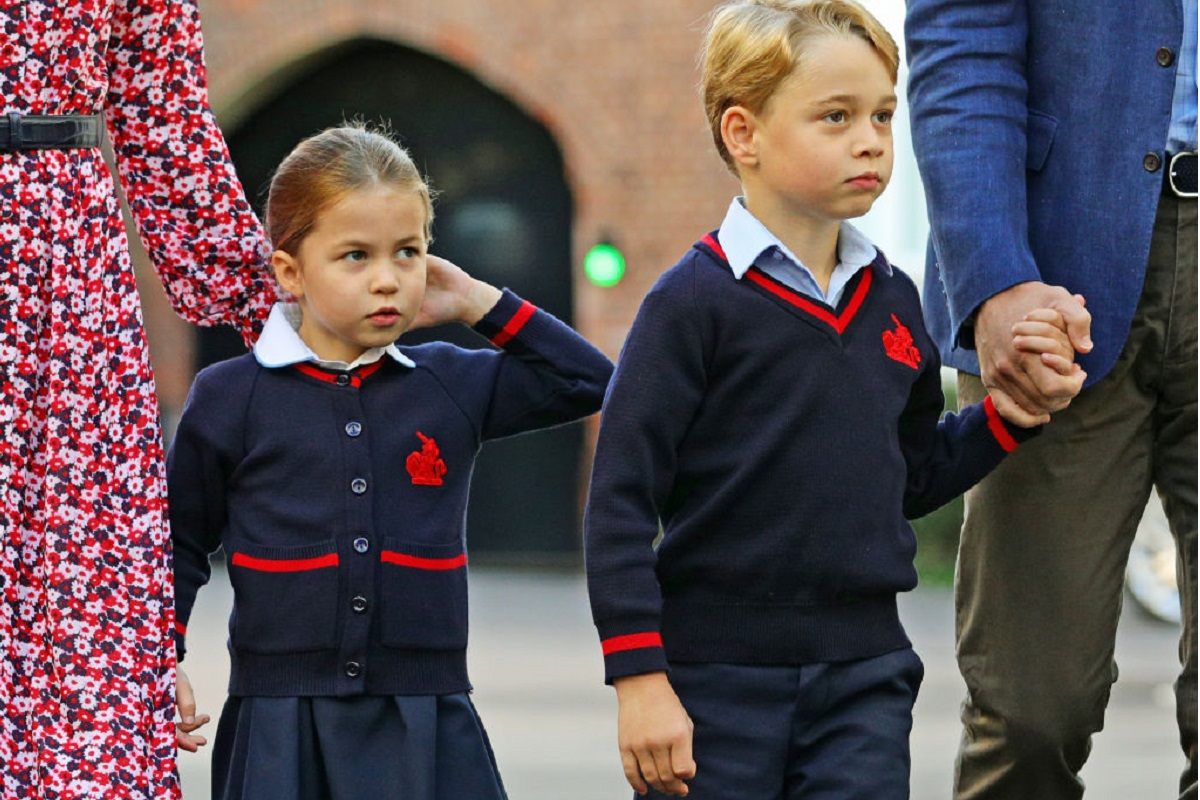 Il principe George allo stadio con William e Kate per Inghilterra-Germania