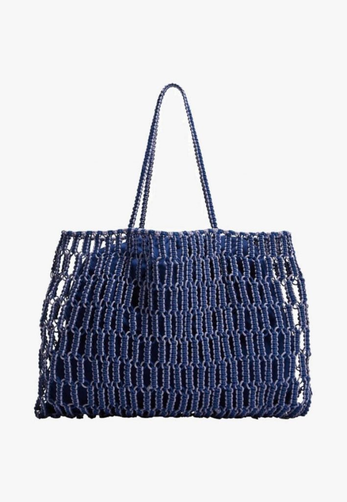 Shopper Mango a rete blu