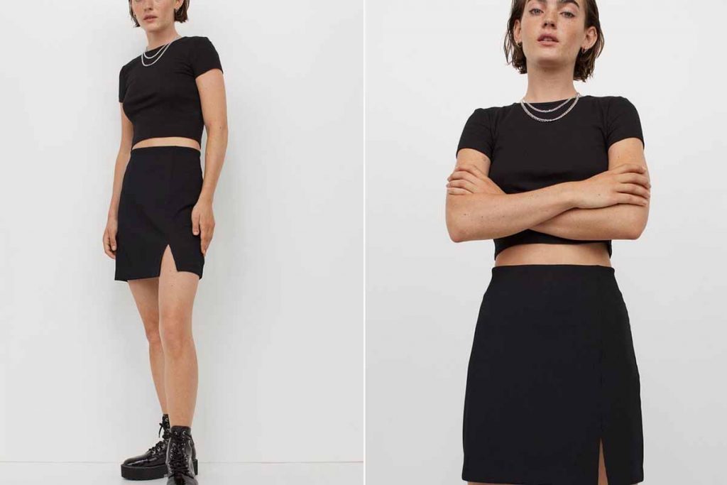 gonna nera H&M